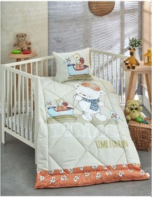 Resim Komfort Home V14 %100 Pamuklu Silikon Elyaf Bebek Yorgan Seti 