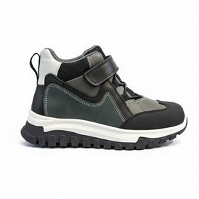 Resim Gri Erkek Çocuk Hakiki Deri Bot 237.f-485 Gri 