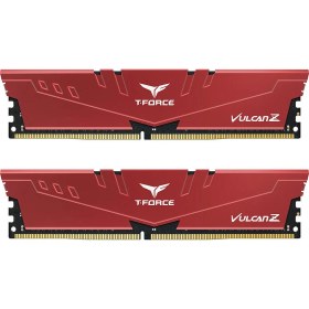 Resim Team T-Force Vulcan Z Red 16GB(2x8GB) 3200Mhz CL16 DDR4 Gaming Ram (TLZRD416G3200HC16FDC01) 