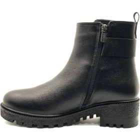 Resim Venüs Kadın Hakiki Deri Waterproof Fermuarlı Bot 1950839K - Siyah - 36 