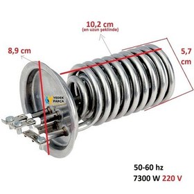 Resim Awox Uyumlu Elektrikli Şofben Rezistansı 7300 W 220 V Ölçüye Göre Sipariş Veriniz 