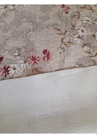 Resim Çiçekli Kaymaz Yolluk - Yıkanabilir Dört Mevsim Halı Salon, Banyo, Balkon, Genç Odası Yeşil 