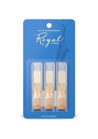 Resim Rico Rjb0325 Royal Alto Saksafon Kamışı No: 2.5 Orta Seviye/eğitim - 3'lü Paket Fransız Kesim Filed , Esnek Tepki Ve Dengeli Ton 