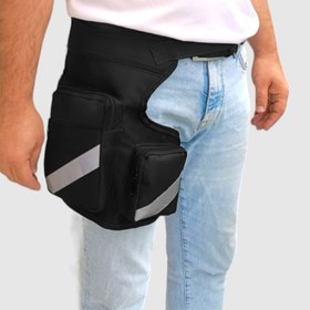 Resim Lederax Su Geçirmez Bacak ve Bel Çantası Erkekler Için LD492 - Siyah 