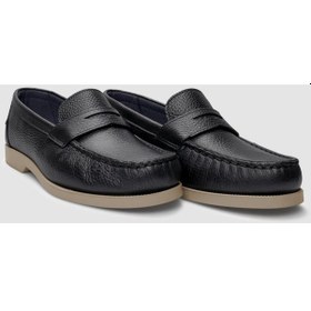 Resim Hakiki Deri Füme Kadın Günlük Ayakkabı-fume Füme 