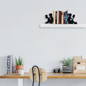Resim KT-010 Dekoratif Metal Kitap Tutucu | ByLamp 