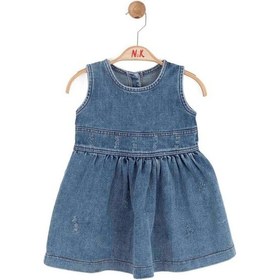 Resim Nk Kids Kız Bebek Emilia Elbise Nk-71700 Mavi 