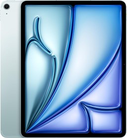 Resim Apple M3 çipli 13 inç iPad Air: Liquid Retina Ekran, 256 GB, 12 MP Ön/Arka Kamera, Wi-Fi 6E + hücresel bağlantı, Touch ID, Tüm Gün Süren Pil Ömrü — Mavi 