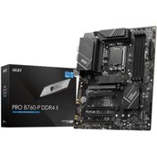 Resim MSI Mb Pro B760-p Ddr4 Ii Soket 1700 Ddr4 5333(OC) Pci-e ,m.2 Usb3.2 Hdmi,dp 1x 2.5g Lan Atx 