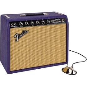 Resim Fender 2172006093 Limited Edition '65 Princeton Reverb Elektro Gitar Amfisi (plum/wheat - Celestion Greenback) | Özel Seri Erik Rengi Kaplama Ve Buğday Izgara 