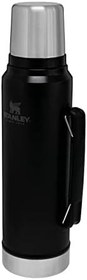Resim Stanley Classic Legendary Vakumlu Çelik Termos, Mat Siyah, 1 Litre 
