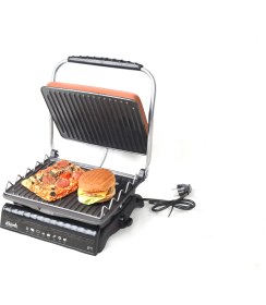 Resim Dökümix Ultra Plus Organik Demir Döküm Izgara & Tost Makinası Rosegold Izgara Aparatlı,fırçalı,yağdanlık 