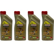 Resim Castrol Power1 10W-40 4T Motosiklet, 4 Zamanlı Motor Yağı 1 Lt. 4 Adet 