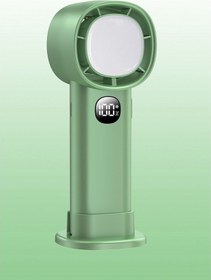 Resim Mini Yüksek Hızlı Usb Taşınabilir El Tipi Vantilatör Açık Yeşil, Gece Lambası S26 100 Takım Taban Gönder + Trendi Topla 