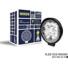 Resim Nıken 0520020301 - Calısma Lambası Eco 9 Ledli Yuvarlak 