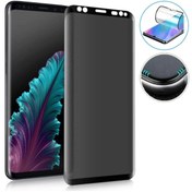 Resim Dolia Samsung Galaxy S8 Plus 9d Full Kaplayan Kavisli Gizlilik Filitreli Hayalet Flexible Polymer Nano 