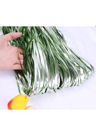 Resim Metalize Arka Fon Perde 1x2 Mat Metalik Koyu Yeşil Çok Renkli 