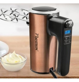 Resim El Mikseri,6 Hız Seviyesi,turbo Fonksiyon, LCD Ekran, 400W, Paslanmaz Çelik Çırpıcı 