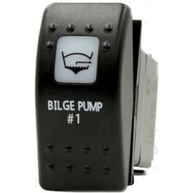 Resim Mr-134m-s9 Marin Switch 3 Bacaklı On-off 12-24v Kırmızı Sintine Pompa 