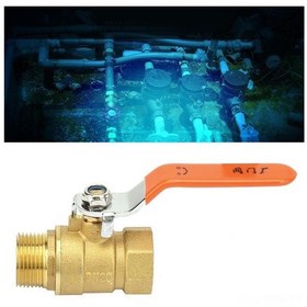 Resim Tenfowee Bakır Top Kapağı, İç-dış Dişli 3/4" Bsp Dn20, Korozyona Dayanıklı, Uzun Ömürlü, Kolay Kontrol, Sanayi Kullanıma Uygun 