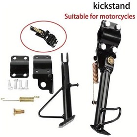 Resim Tongdashop Aksesuar Kaymayan Yan Destekli Modifiye Motosiklet Ve Elektrikli Araç Yan Dayanağı 