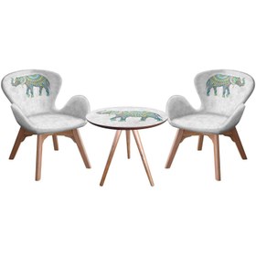 Resim Melyon Fiskos Set | Çay Seti | Rehome - Bordo 