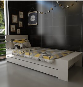 Resim Evbingo İdeal Yavrulu Karyola Tek Kişilik 90x190 Montessori Karyola U30-2 