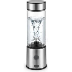 Resim Mey Ithalat® Çift Hazneli Cam Blender USB Şarjlı Smoothie ve Buz Kırıcı Blender 