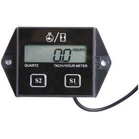 Resim Ulzyvf Su Geçirmez Lcd Motor Devir Ve Çalışma Saati Göstergesi - Motosiklet, Atv, Tekne Uyumlu 
