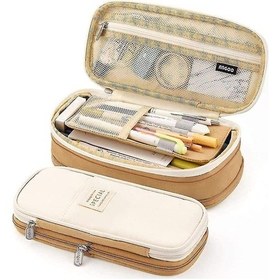 Resim Ganzhoushop Genişletilebilir Kalem Kutusu, Büyük Kapasiteli Kalem Kutusu Kalem Kutusu Okul Kırtasiye Düzenleyici Kızlar İçin 