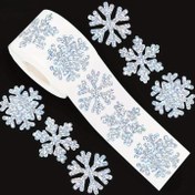 Resim 500 Adet Kış Kar Tanesi Sticker Rulosu, Lazer Gümüş Kaplamalı Su Geçirmez Kendinden Yapışkanlı Noel Çıkartmaları - 3 Tasarım Zarf, Günlük & Parti Dekorasyonu, Hediye Etiketleri, Zarf Süsleme, Tatil Teması, Parlak Yüzey, Yüksek Kalite Baskı, El Sanatları Tutkunları İçin 