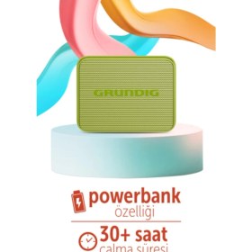 Resim Grundig Hoparlör Jam Bt Hoparlör Yeşil 