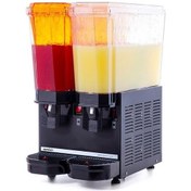 Resim Samıxır Klasik Twin Fıskiyeli Soğuk İçecek Dispenseri 20+20 Litre Siyah 