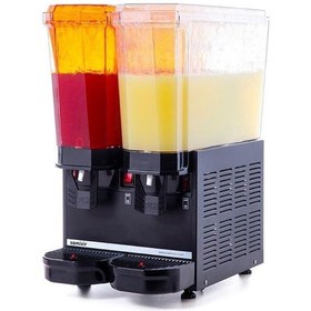 Resim Samıxır Klasik Twin Fıskiyeli Soğuk İçecek Dispenseri 20+20 Litre Siyah 
