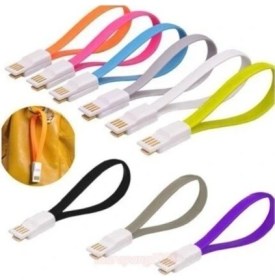 Resim OEM Micro USB 20 cm Mıknatıslı Powerbank Kablosu (Beyaz) 