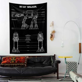 Resim AT-AT Walker Chalkboard - Duvar Örtüsü - 60 cm x 90 cm 