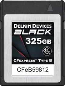 Resim Delkin Devices 325GB Black CFexpress Tip B Hafıza Kartı 