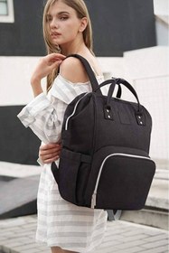 Resim northern fashion Anne Bebek Bakım Sırt Çantası Biberon Termoslu Sıvı Geçirmez Bebek Çantası 