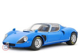 Resim 1:18 1967 Alfa Romeo 33 Coupè Stradale D Version Telaio 111 Blue 