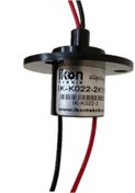 Resim İKON TEKNİK Kapsül Slip Ring 22 mm 2 Kanal 10 Amper Döner Konnektör - Ik-k022-2k10a Slip Ring 