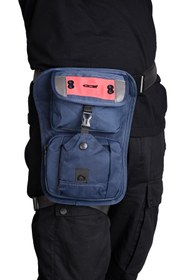 Resim ÇÇS ÇÇS 31281 Motorcu Bacak Ve Bel Çantası – Su Geçirmez, Çok Gözlü, Ayarlanabilir Askılı lacivert 