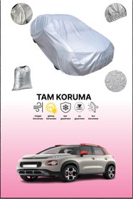Resim dokaca Gri Citroen C3 Aircross 2017 - 2021 Uyumlu Oto Branda, Araba Brandası, Koruyucu Örtü 