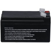 Resim ATAELEKTRONİK Terazi Aküsü 12v 1.3ah 12v 1.3ah 1,3 Amper Kuru Tip Bakımsız Akü Batarya 10x5x4.3cm 
