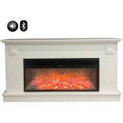 Resim Dlc 1175S 1800 Watt Bluetooth ve Ses Efektli Dekoratif Elektrikli Şömine 