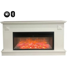 Resim Dlc 1175S 1800 Watt Bluetooth ve Ses Efektli Dekoratif Elektrikli Şömine 