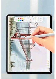 Resim Zengemtx Tablet Kalemi İos Android Windows Uyumlu Yedek Uçlu Universal Çizim Kalemi 