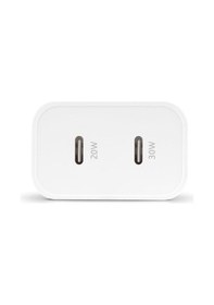 Resim TTEC SmartCharger Duo Pro GaN 50W PD USB-C + USB-C Seyahat Hızlı 