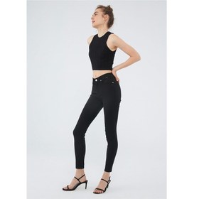 Resim Mavi Tess Gold Luxury Kadın Jean Pantolon (M100328-32092) 