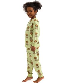 Resim Katia & Bony Çocuk Pijama Takımı Teddy Desen - 2-3 Yaş 