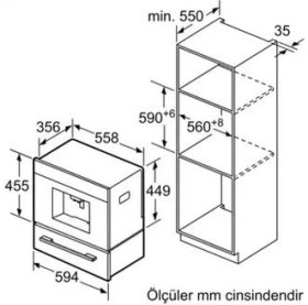 Resim Siemens CT636LES1 Ankastre Kahve Makinesi 